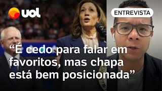 Kamala sai na frente de Trump e amplia chances ao escolher vice diz professor  Análise da Notícia [upl. by Eisus]