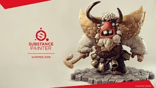 Substance Painter Summer 2018 Subsurface Scattering  Adobe Substance 3D [upl. by Ahseia671]