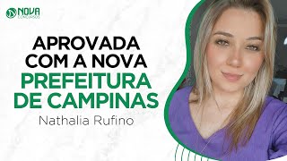 🏆 Aprovada na Prefeitura de Campinas com a Nova Concursos  Nathalia Rufino [upl. by Omar]