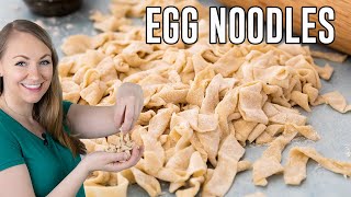 How to Make Egg Noodles [upl. by Theodore]