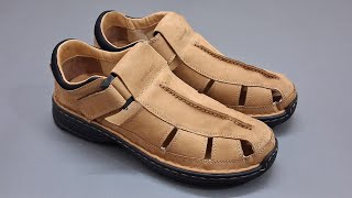 Woodland CAMEL NUBUK B Mens Sandal GD 1926115NW Size 8 UK [upl. by Assilanna]