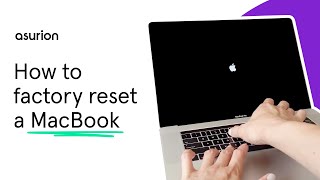 How to factory reset a MacBook  Asurion [upl. by Audrit557]