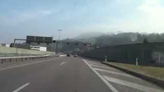 From Horgen to Rapperswil SG  Autobahn A14A4a Schweiz  022011 1080p HD [upl. by Elmaleh799]