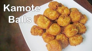 Kamote Balls Recipe  Fried Sweet Potato Balls [upl. by Aserehtairam]