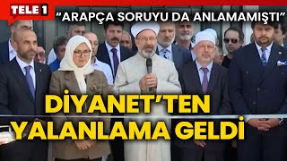 Diyanet İşleri Başkanı Ali Erbaş Kelimei Şehadeti eksik okudu [upl. by Jos203]