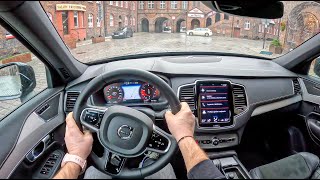 Volvo XC90 20 B5 249HP 0100 POV Test Drive 1582 Joe Black [upl. by Lettig198]