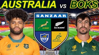 AUSTRALIA vs SOUTH AFRICA Rugby Championship 2024 Live Commentary [upl. by Aiht]