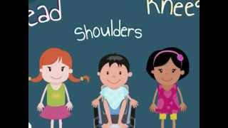 Head Shoulders Knees amp Toes  4MusimKids Cartoon [upl. by Magel]