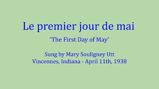 Le premier jour de mai  The First Day of May in Illinois French [upl. by Daenis]