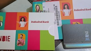 Indusind Indie Saving Account Visa Signature Debit Card Unboxing indusind zero balance account [upl. by Adnahsam]