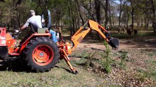 Bradco 3375 3Point Backhoe Attachment [upl. by Sherer]