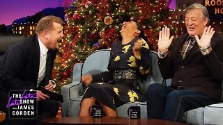 Stephen Fry amp Tracee Ellis Ross Talk Celibacy [upl. by Jem]