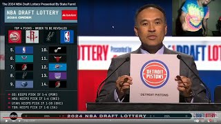 ITS RIGGED NBA Draft Lottery Live Reaction 2024 [upl. by Dumas296]