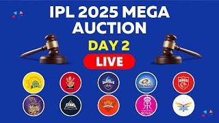 🔴Live IPL Mega Auction Day 2  IPL Auction Live  TATA IPL 2025 Auction Live Streaming [upl. by Payson343]