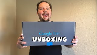 Google Fiber Unboxing  Self Install Box [upl. by Attenrev97]