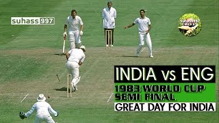 1983 WORLD CUP SEMI FINAL INDIA vs ENGLAND  THE DAY KAPILS DEVILS KNOCKED OUT THE HOME TEAM [upl. by Joya]