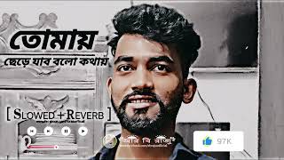 তোমায় ছেরে জাবো বলো কোথায়  Tomay Cere Jabo Bolo Kothay Slow Music  Music Lofi Slowed Reverb [upl. by Aivizt]