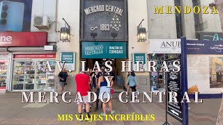 Una Joya de Mendoza el Mercado Central Un recorrido desde Av Las Heras 4K [upl. by Rustie223]