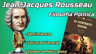 JeanJacques Rousseau  Filosofía Política El contrato Social [upl. by Acebber]