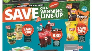 Whats on special at Checkers this week promotion valid from 21 September to 08 October 2023 [upl. by Hulbard]