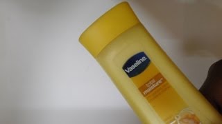 Vaseline Total Moisture Lotion Quick review and Swatch [upl. by Yhtur524]