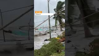 The city of Campeche Mexico has been hit hard by Hurricane Milton shorts [upl. by Bland]