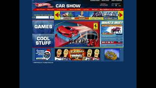 Hot Wheels flash website in 2005 [upl. by Euqcaj323]