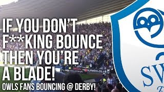 🔵⚪🦉 Sheffield Wednesday fans bouncing at Derby County  DeeJayOne [upl. by Shing970]