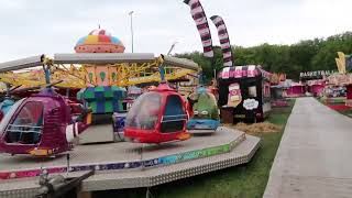 Nottingham Goose Fair 2023 walkthrough before fair opens [upl. by Yalonda]