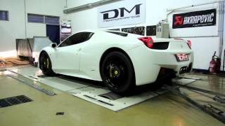 FERRARI 458 SPIDER with AKRAPOVIC Exhaust [upl. by Atibat627]