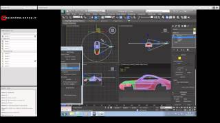 3DS MAX Modellazione  Animazione su Percorso [upl. by Tedmund]