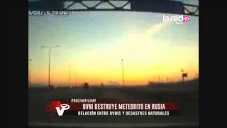 Ovni destruye meteorito en Rusia y la cruz de objetos voladores en los cielos de EEUU [upl. by Lavro]