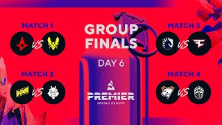 Spring Groups 2024 Day 6 Astralis vs Vitality NAVI vs G2 Liquid vs FaZe Virtuspro vs BIG [upl. by Adihahs]