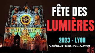 LA FÊTE DES LUMIÈRES À LYON  2023 [upl. by Steddman459]