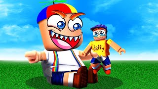 I ATE my brother JEFFY in Roblox [upl. by Grimona]