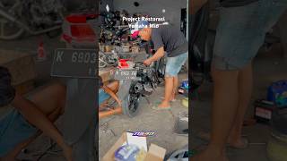 Restorasi Yamaha Mio 🔥 sorts shortvideo shorts mio restoration repaint ns40motor [upl. by Suirad]