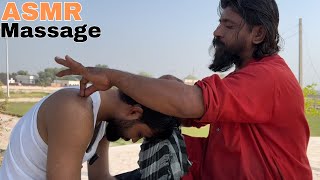 ASMR Massage Therapy By Bengali Baba  Head Back Arm Massage bengalibaba [upl. by Tristas]