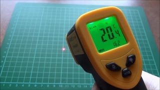 Infrared thermometer DT380 unboxing and testing [upl. by Ger]