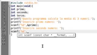 Creare programma che fa media di numeri in C [upl. by Monro]