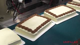 Unifiller  Automated Cake Icing Equipment [upl. by Lusar]