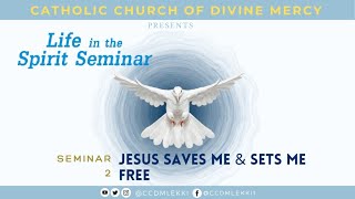 LIFE IN THE SPIRIT SEMINAR 2 Jesus saves and sets You free Part 2 [upl. by Hollah]