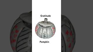 Gratitude Pumpkin resinart resincrafts handmade pumpkin love family blessings thanksgiving [upl. by Anemolihp]