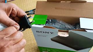 Sony Bluray player bdp S1500  unboxing and connection details [upl. by Tiny]