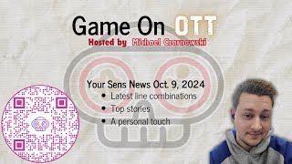 Linus Ullmark Extended Senators Lineup Decisions  Game On Ottawa  Oct 9 2024 [upl. by Nesahc]