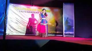 Kalpana Kothari  Solo dance performance  Mummys dance championship Kalpataru Towers Ganesha Utsav [upl. by Zetnauq]