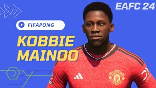 EAFC24  Kobbie Mainoo  Pro Club Faces Creation  Career Mode [upl. by Briny]