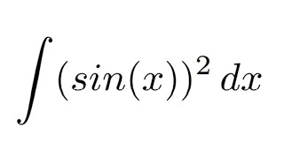 sinx2 integrieren partielle Integration  INTEGRIEREN LERNEN 29 [upl. by Coucher]