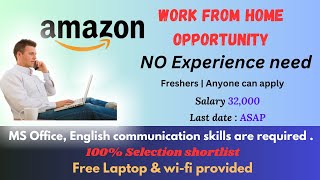 Amazon Associate Hiring freshers 202325 batch  Urgent Hiring for freshers drive [upl. by Oinimreh745]