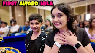 FIRST AWARD MILA  Aayu and Pihu Show [upl. by Stimson938]