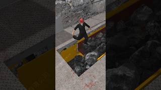 Cement Factory Labour Accident 😨 shorts 3danimation [upl. by Atineg282]